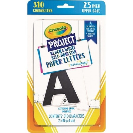 Pacon Letters, Self-adhesive, 2.5inH, 154 PACP1645CRA
